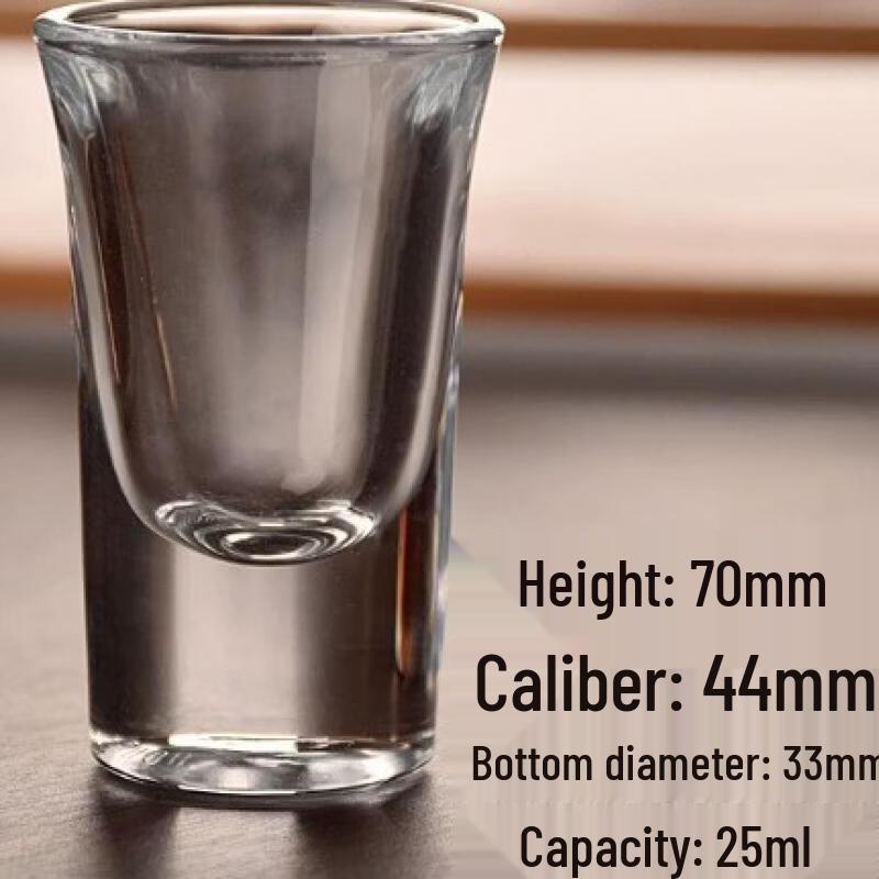 

LISM 30ml Plastic Bullet Shot Glasses - 24 Pack