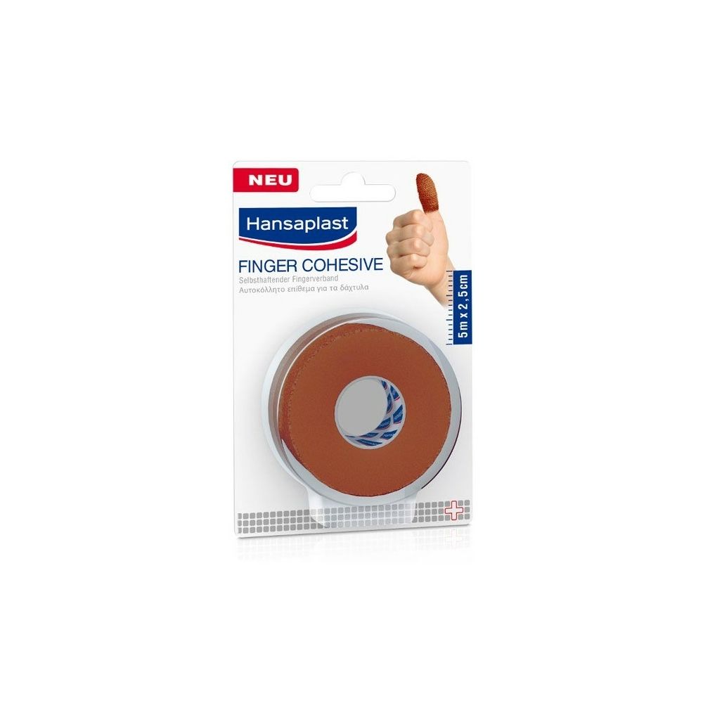 

Hansaplast Cohesive Brown Finger Bandage 5m X 2,5cm