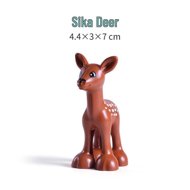 Large Animal Building Blocks: Dinosaur, Tiger, Elephant, Crocodile, Giraffe DIY Educational Toys for Kids