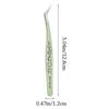 High Precision False Eyelash Tweezers Stainless Steel Eyelash Curler  Extensions Grafting