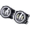LED Fog Light - AIMOONSA - Angel Eyes 30W - 3000LM - 10-30V - IP67