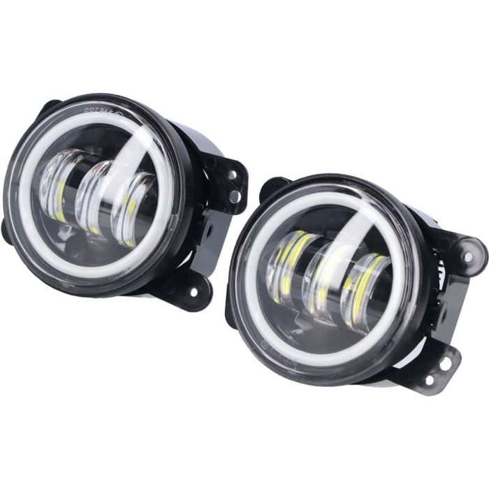 LED Fog Light - AIMOONSA - Angel Eyes 30W - 3000LM - 10-30V - IP67