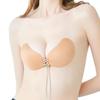 NuBra Seamless Size A Size Lace-Up Bra, Women's, Mocha, (Japan S)