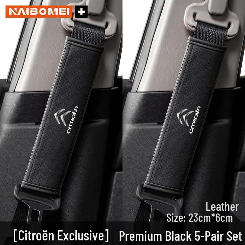 Seat Belt Shoulder Protector for Citroen C3, C4, Elysee, C5, C5 Aircross, and C6