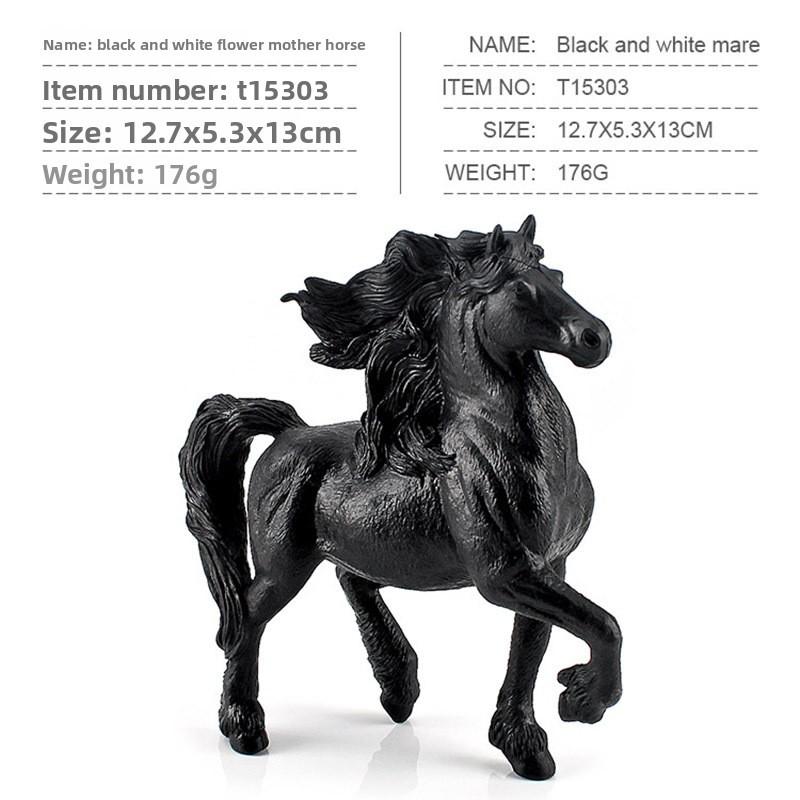 Simulated Steed Horse Pvc Model Collectible Figurine For Kids And Animal Enthusiasts