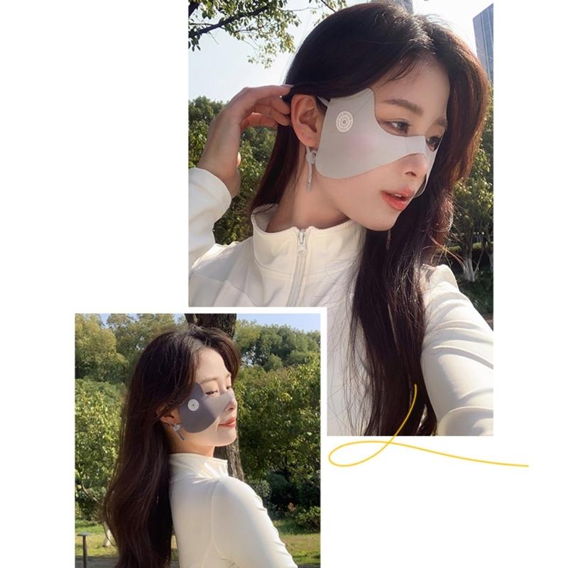 Face Care Mask Face Patches Under Eyes Golf Face Protection Breathable Fabric Gentle On Skin Washable