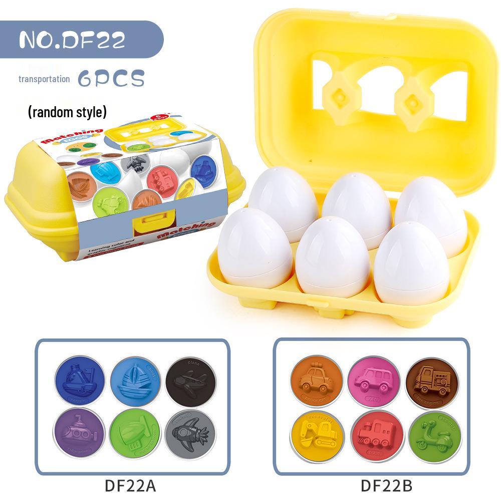 50 Style Matching Smart Eggs: Educational Toys for Early Childhood Cognitive Development