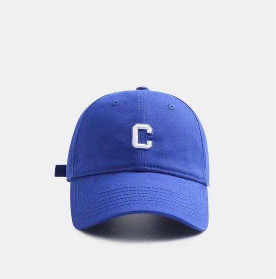 Baseball Letter C Cap Embroidered Hardtop Unisex Spring Summer Duckbill Cap