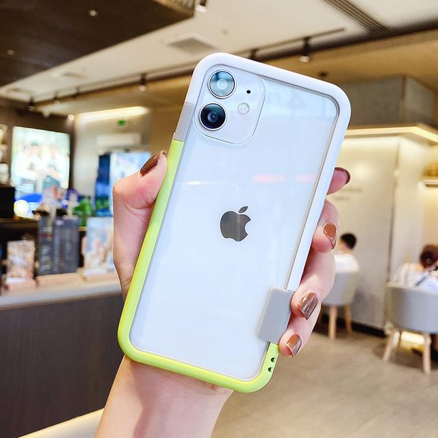 Phone Case For Iphone 14 13 12pro 11pro Max Xr Xs Max X 14plus 14pro Soft Silicone Bumper Shockproof Transparent Back Cover Capa