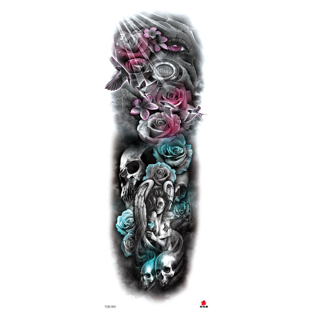 High Quality Temporary Body Arm Sticker Fake Temporary Tattoo Arm