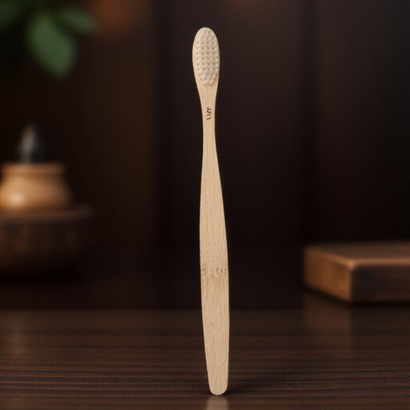 Soft Bamboo Toothbrush Antibacterial Bristles Adult Oral Care Healthy Teeth Cleaning Brush