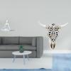 Abstract Thinker Bull Head Sculpture Creative Decorative Figurine Unique Wall Hanging Ornament for