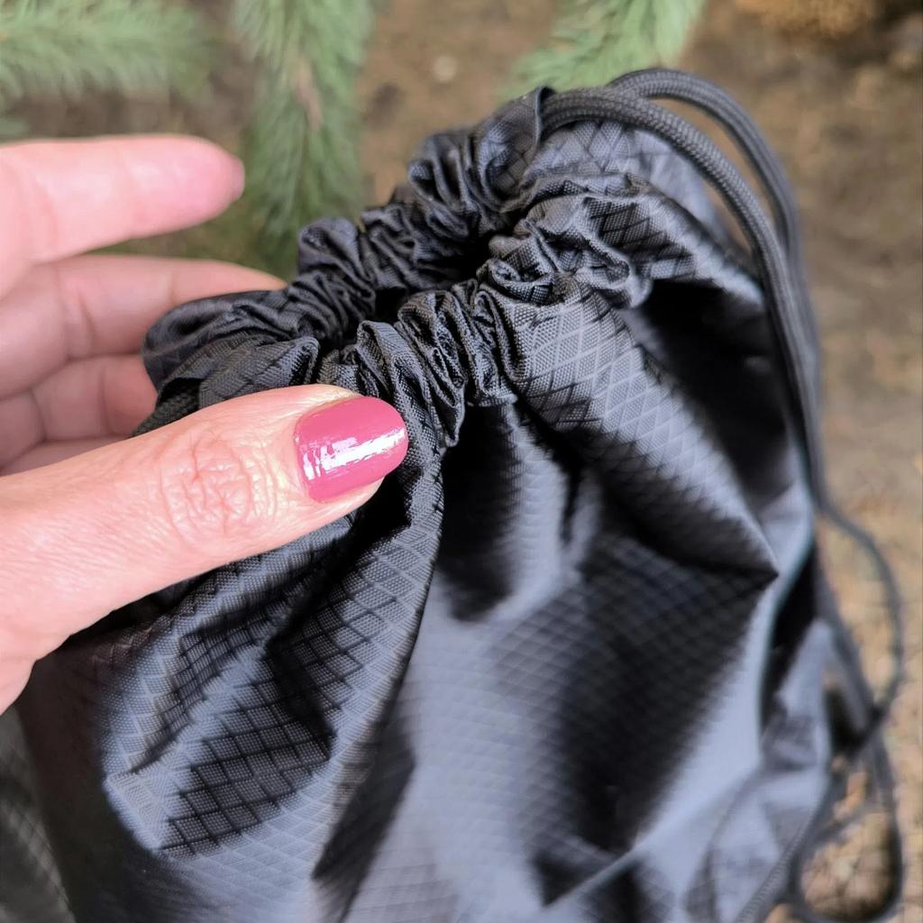 Waterproof Drawstring Backpack Lightweight Sports Gym Sack with Pouch, Casual School Bag for Teens Adults