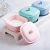 Wheat Straw Seasoning Box Plastic Spice Jar Kitchen Salt Condiment Cruet Storage Box Containers