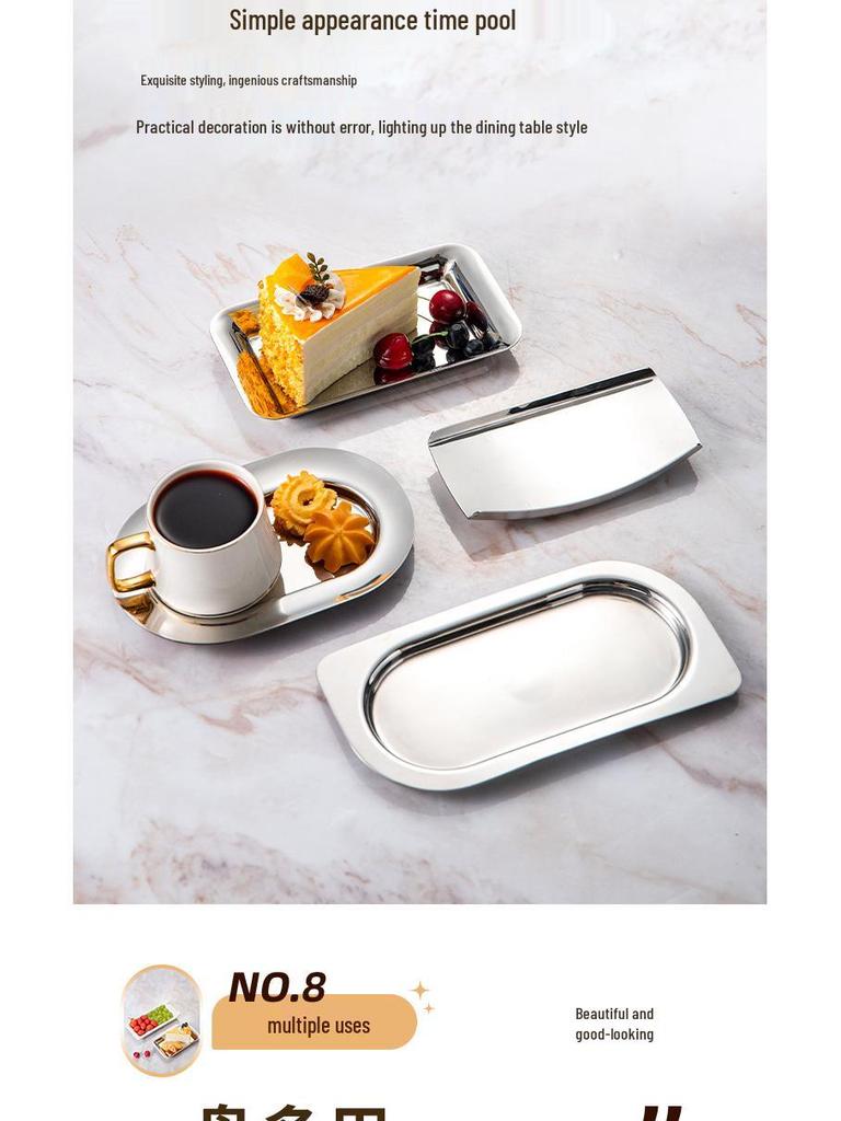 Multipurpose Ceramic Tray for Small Items - Perfect for Tongs, Towels, Spoon Rest, Dish, Bread, or Portioning Spoon.