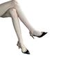 Fashion 2025 Ladies Shoes Buckle Strap Women's High Heels Fashion Rivet Office and Career New Shallow Best Seller Closed Toe Sandals