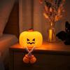 Rechargeable Halloween Led Night Light Cute Squishy Cartoon Kids Silicone Nursery for Bedroom Holloween Pumpkin Bedside Portable
