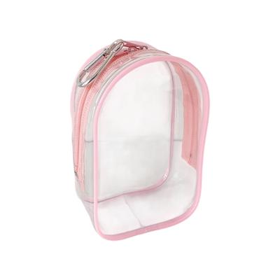 Bolsa Organizadora de Felpa de Algodón con Vista Clara Organizador Colgante Transparente de PVC Amigable Estuche Portátil para Muñecas Coleccionables