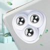 Yousheng 1 Set Ruota Universale Autoadesiva Forte Portante ABS 3 Perline Mini Pasta Pattumiera Fondo Girevole Puleggia Forniture per la Casa