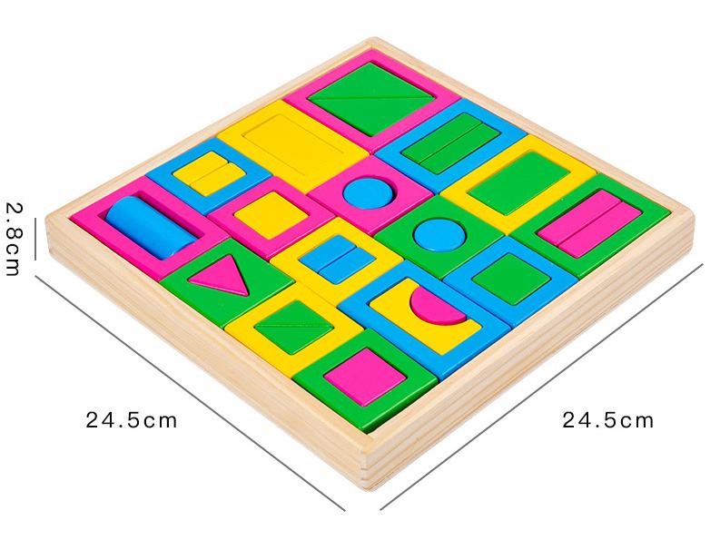 Regenbogen Acryl Bausteine - Pädagogisches & sensorisches Spielzeug für Kleinkinder, Kreative & vielseitige Stapel-Schreibtischgeschenke