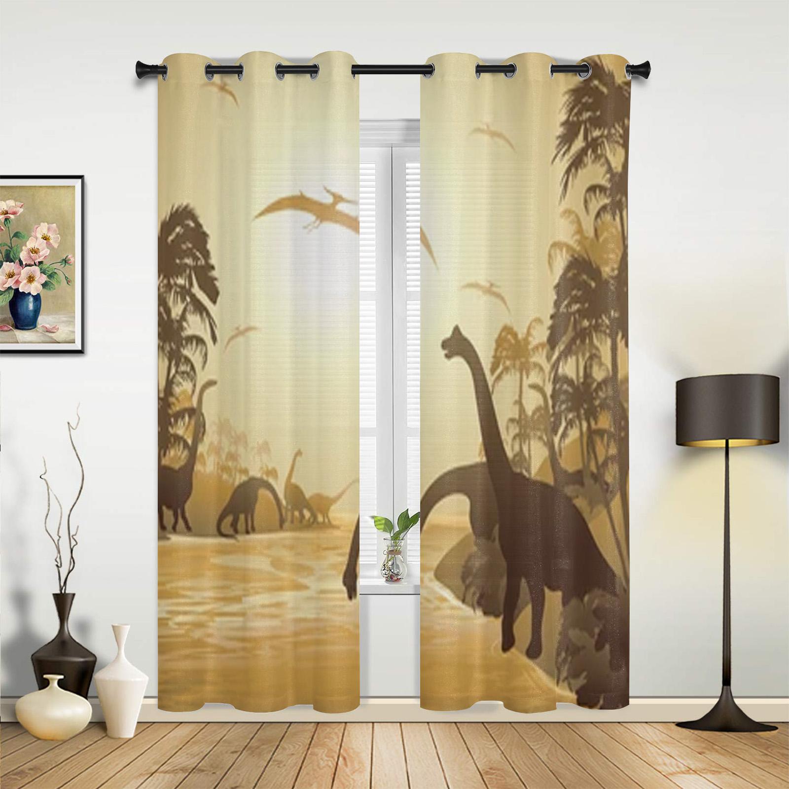 Динозавры на тропическом пейзаже — фото 4