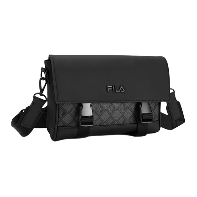 Nové látkové crossbody tašky FILA HERITAGE Mini Pánské Černé F13M518111F