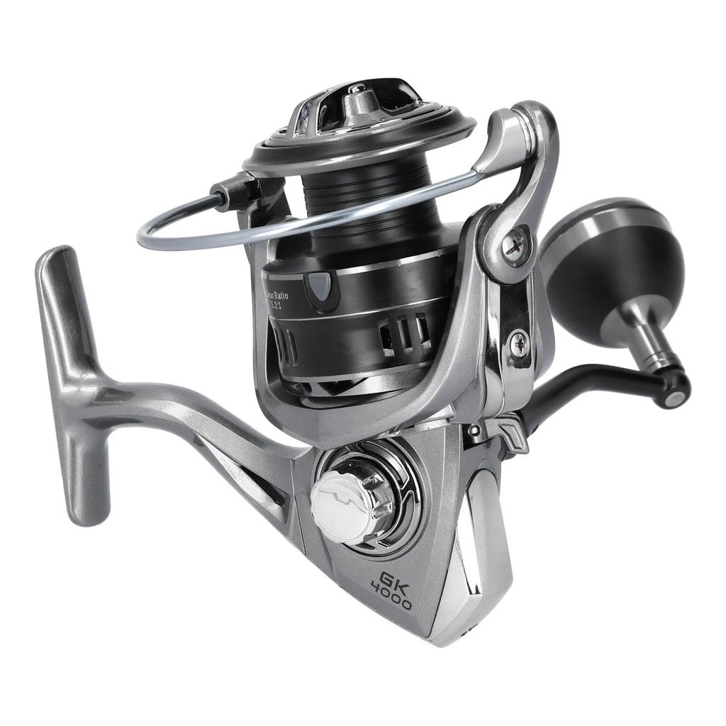 Fishing Reel 5.2:1 13+1BB Without Gaps Bearings Spinning Reel Smooth Metal Spool Body