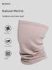Merino Wool Neck Gaiter Seamless Magic Headscarf Outdoor Warm Face Mask Hiking Breathable Sun Protection Neck Warmer Winter