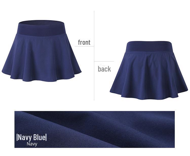 Dámské rychleschnoucí kalhoty se sukní pro tenis, tanec, jógu a běh – fitness šortky odolné proti vystavení.