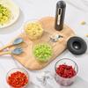 Electric Garlic Chopper USB Charging Vegetable Grinder Cordless Portable Garlic Chopper For Salad Making Baby Meal Vegetable