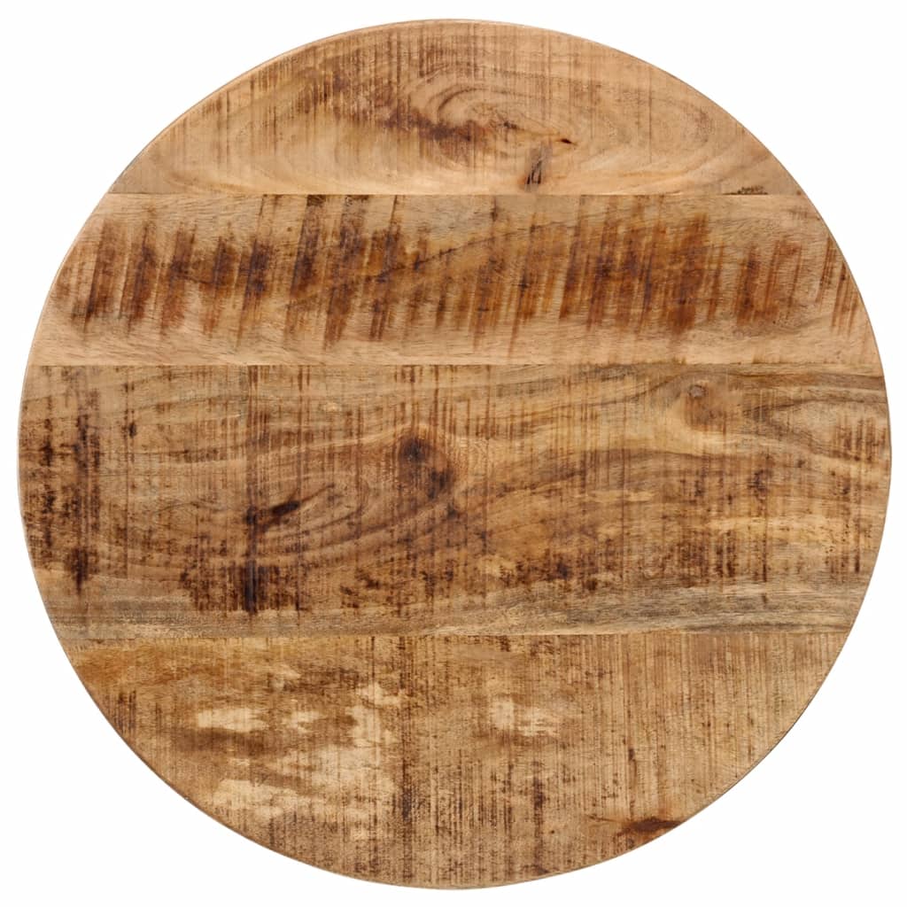 Coffee Table 45 X 45 X 40 Cm Solid Mango Wood and Iron