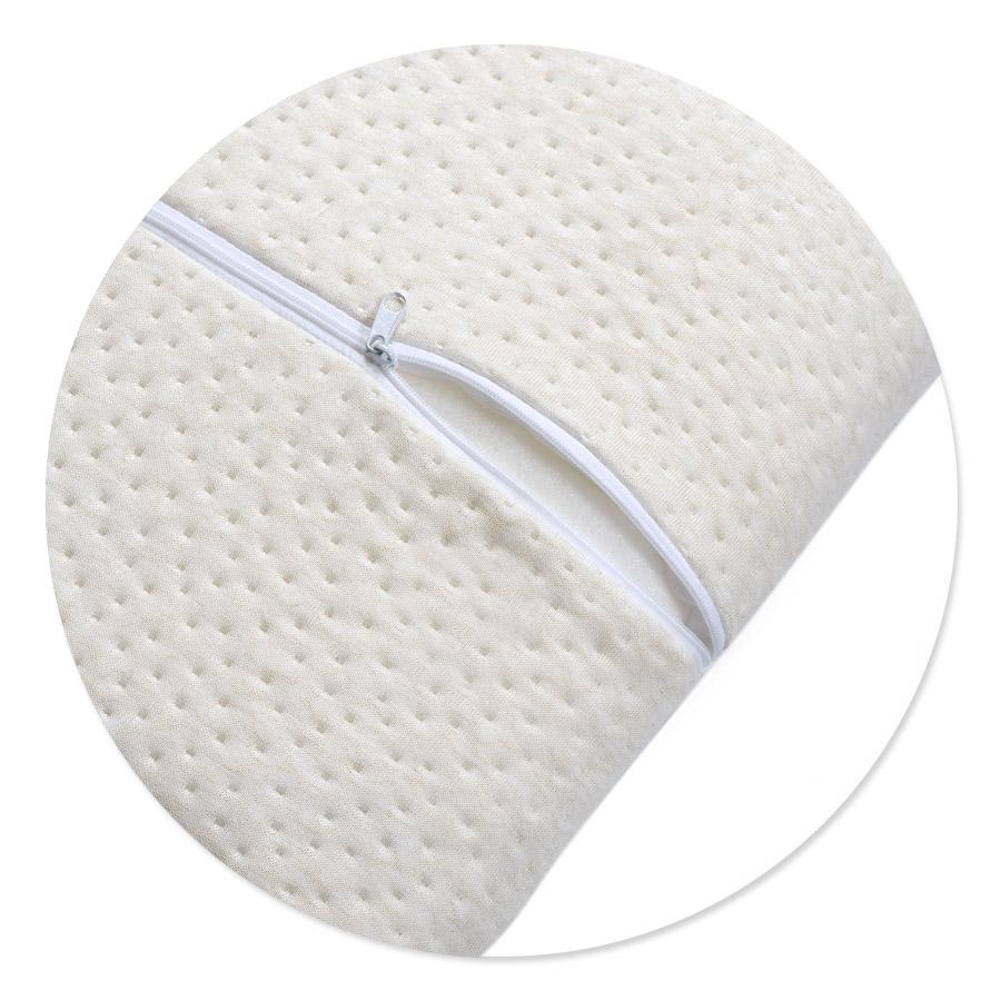 Orthopedic Flat Thermoplastic Memory Pillow + Zippered Case