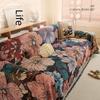 Chenier Flowering Sofa Cover Cloth Is Universal In All Seasons Anti-Cat Scratching Sofa Towela Whole Cover Is Resistant To Dirt