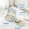 Jewelry Box Household Portable Jewelry Storage Box Large Capacity Necklace Children's Hair Accessories Flip Jewelry Storage Box Cross-border
