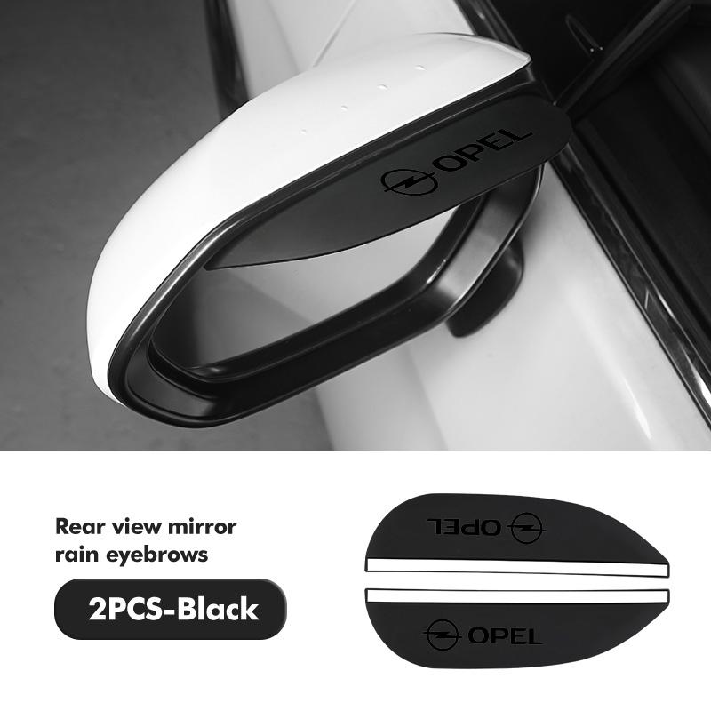 Car Sun Visor Rearview Mirror Rain Eyebrow Shield Stickers For Opel Astra G H J K F Corsa D Zafira B Insignia Mokka Regal