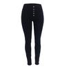 Ladies' Four Seasons Sexy Small Feet Fashionable Retro Slimming Comfortable Elastic Denim Pants