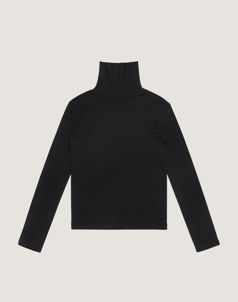 Henit Wool Turtleneck (Black)