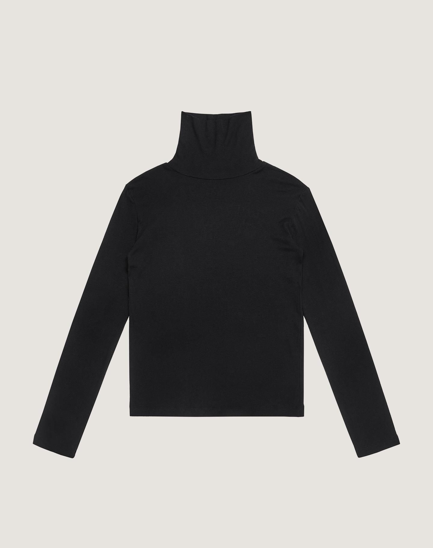 Henit Wool Turtleneck (Black)