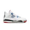 Air 4 Retro SE Vorschule 'What The 4' (Unisex) Weiße / Militärblau / Feuerrot / Tech-Grau Kinder Basketballschuhe BQ7669 146