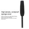 ASHATA Interview Microphone Condenser Hot Shoe Clip Sponge Sleeve DSLR Video iOS Android Cameras