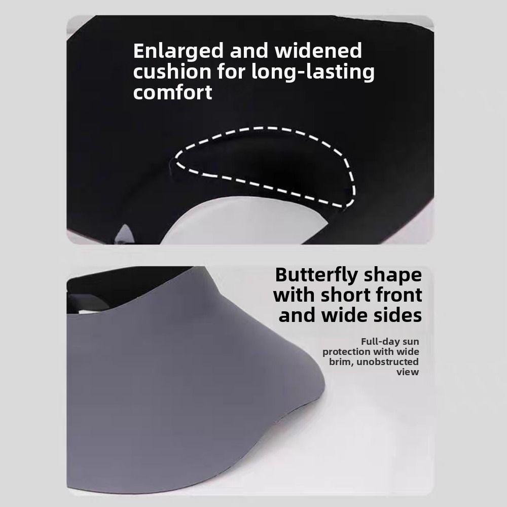 Widen Brim Visor Cap Sunshade Sun Cap High Quality Sun Top Hat Outdoor Sport