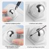 Pack of 8 Portable Sturdy Round Castors Adhesive Furniture Wheel Convenient for Easy Movement and Smooth Rolling