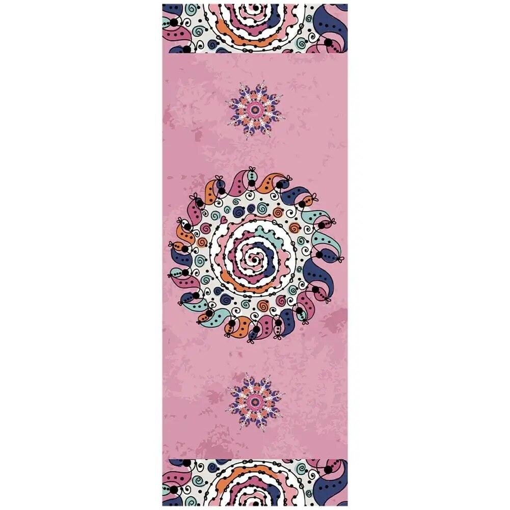 Yoga Towels Fitness Printed Microfiber Sports Travel Quick-drying Sweat-absorbent Workout Mat Cover for Pilates Gym Yoga Blanket