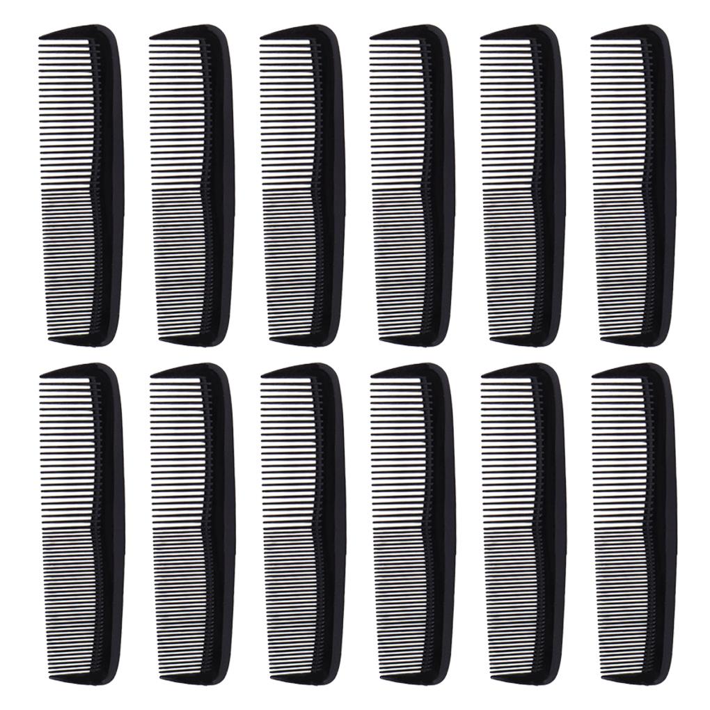 12 Pack Styling Hair Comb Portable Small Useful Barbershop Tools Ple Modelling Supply for Home Hair Salons Men Women Children