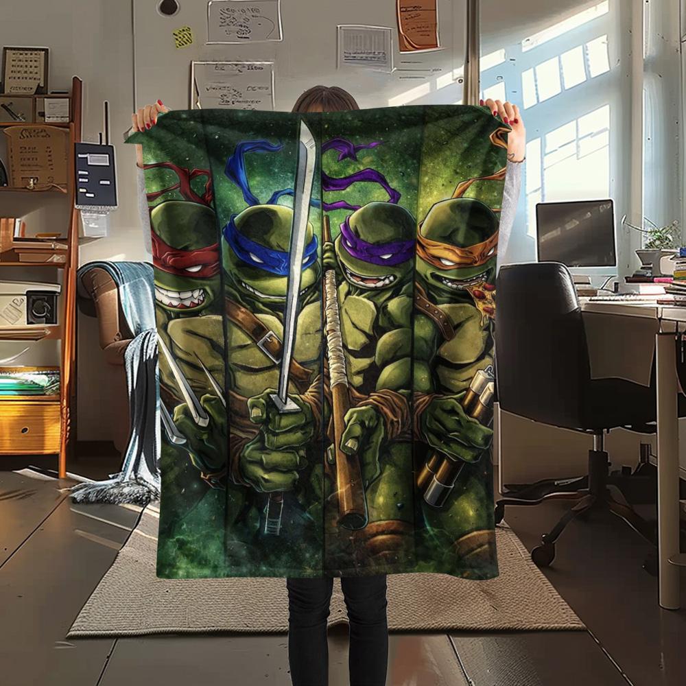 Ninja Turtles Cosmic Energy Blanket Suitable For All Seasons Blanket Nap Blanket Outdoor Plush Blanket Air Conditioning Blanket