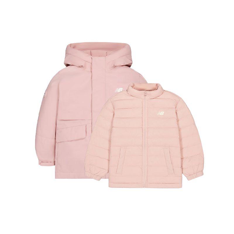 

New Balance Windbreaker Jacket Pink Children Aged 3 7 Years Old 7PE4E113-PK 110