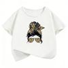 Fashion Leopard Print TShirt Printed T Shirt Girls Summer Clothes Short Sleeve Tops TShirts Cute Streetwear Clothing
