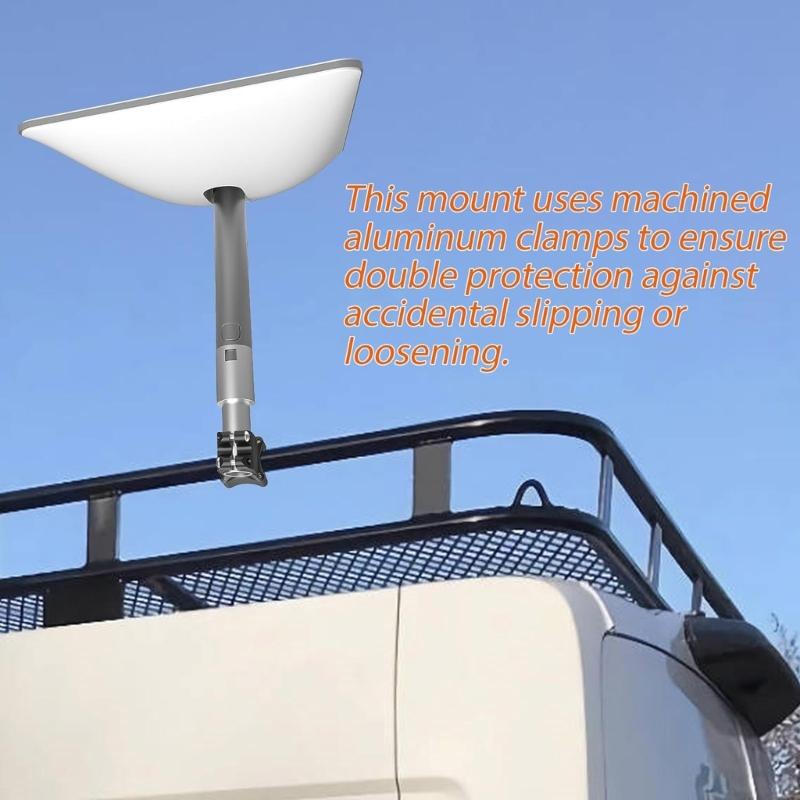 Ladder Mount 0.8-1.17'' Installation Range Mount for Roof/SUV/Outdoor Aluminum Mount