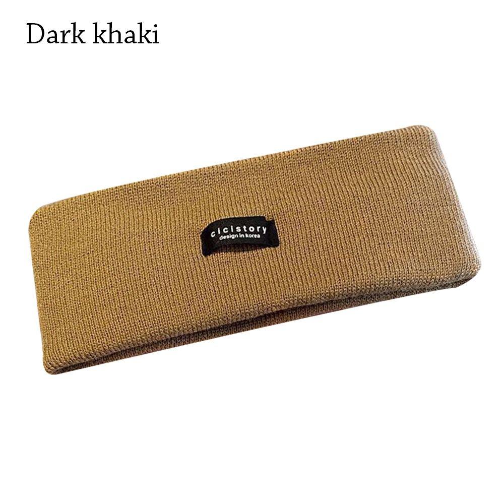 Sweat-absorbing Knitted Hair Band Wide Makeup Hair Bands Fashion Hair Accessories  Women