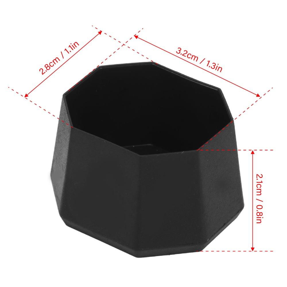 2pcs ABS Tennis Racket Butt Cap Black Racquetball Racket Cover  Pickleball Paddles